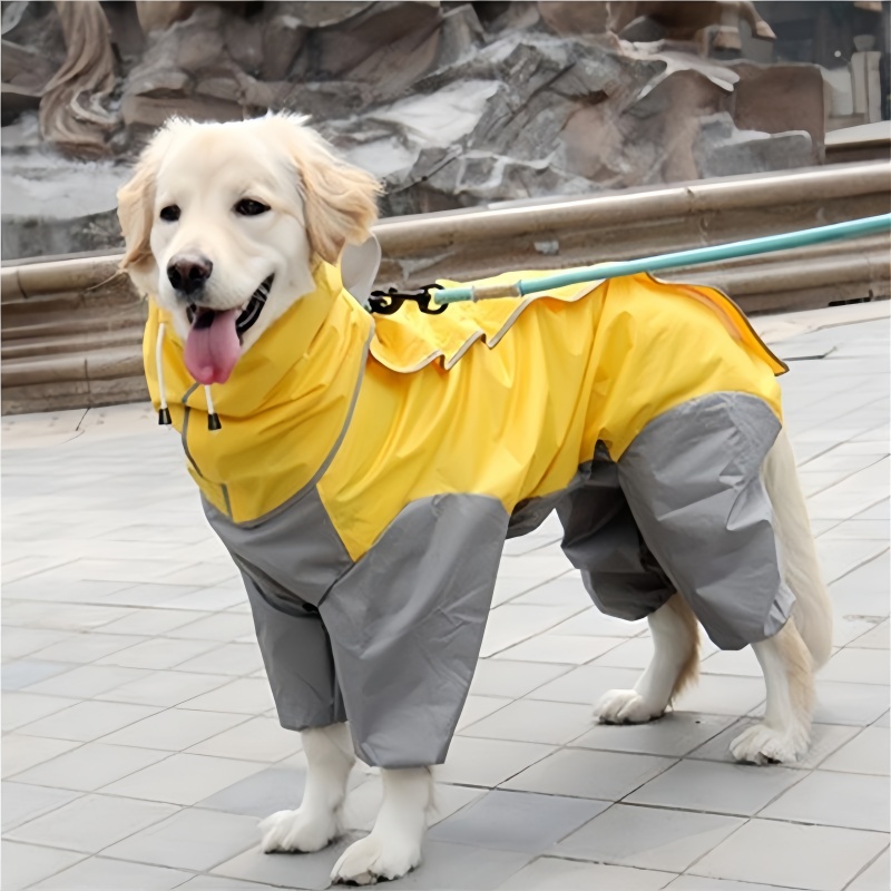 Dog Raincoat - Açık Köpek Yağmurluk Tulum Su Geçirmez
