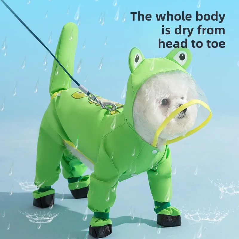 Dog Raincoat - Yavru Köpek Ayaklı Panço Her Şey