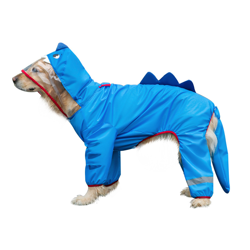 Dog Raincoat - Köpek yağmurluk su geçirmez Hoodie ceket